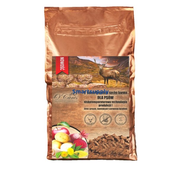 O'CANIS Deer with millet, potatoes, and red beet - trfoder til hunde - 1,5kg