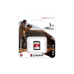 Kingston 1Tb Canvas React Plus Sdxc Uhs-Ii 280R/150W U3 V60 Til Full Hd/4K