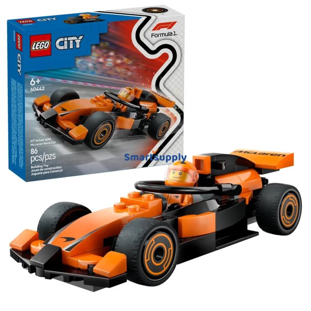 Lego City 60442 F1 Frer Med Mclaren Racerbil