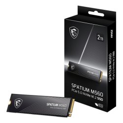 MSI Spatium M560 PCIE 5.0 NVME M.2 2 TB PCI Express 5.0 3D NAND