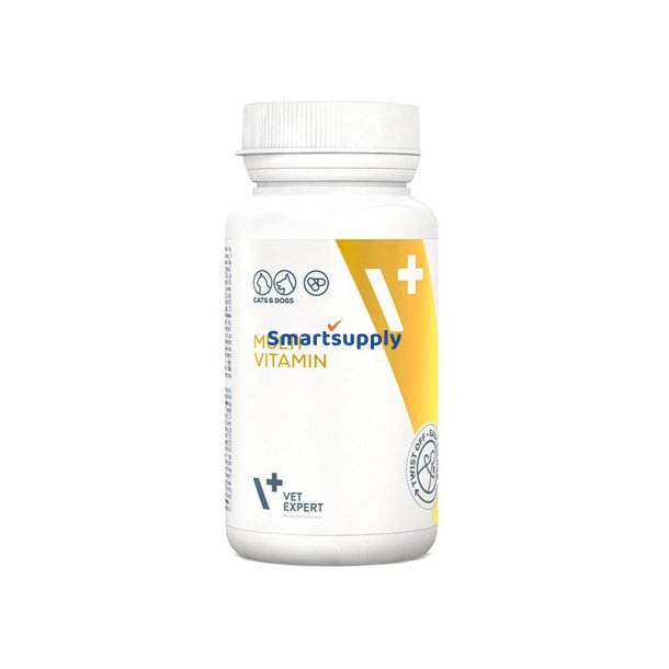 Vet Expert Multivitamin - Vitamin- Og Mineralprparat Til Hunde Og Katte - 30 Kapsler.