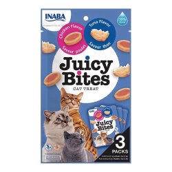 Inaba Juicy Bites Kylling Og Tun - Kattegodbidder - 3&times;11,3G