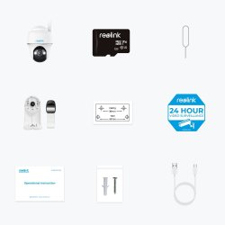 Reolink Go Series G430 - 5Mp Udendrs Batterikamera, 4G Lte-Netvrk, Person-/Kretjs-/Dyreregistrering, 355&deg; Panorering Og 140&deg; Tilt