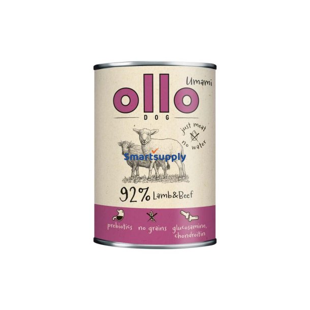 OLLO Umami Lamb and beef - vdfoder til hunde - 850g