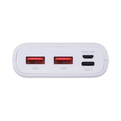 Silicon Power Share C20qc Lithium Polymer (Lipo) 20000 mAh Hvid