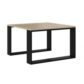 MODERN MINI bord 67x67x40 cm Sonoma-eg/Sort