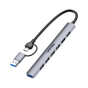 Unitek H1209AGY01 USB-A 5Gbps 7in1 USB-hub