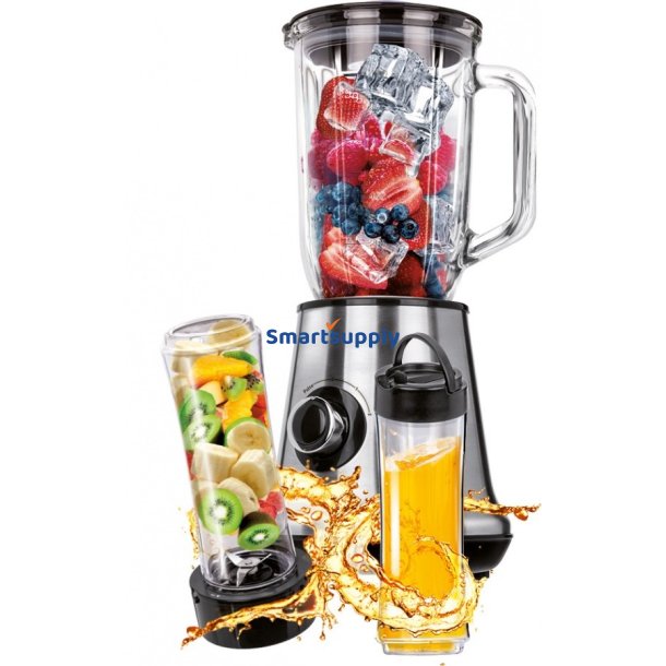 MPM MBL-15M blender 1 L Bordplade blender 450 W Rustfrit stl