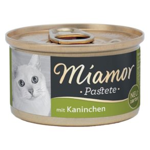 MIAMOR Pastete Rabbit - vd kattefoder - 85g