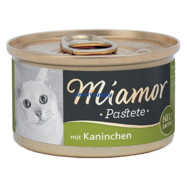 MIAMOR Pastete Rabbit - v�d kattefoder - 85g