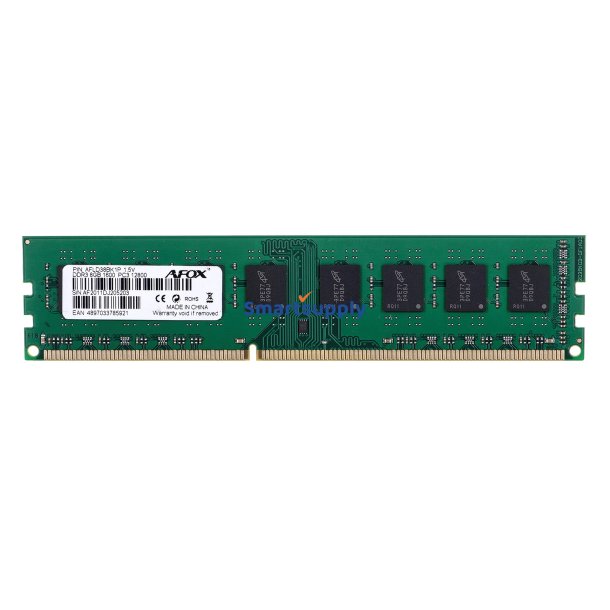 AFOX DDR3 8G 1600 UDIMM hukommelsesmodul 8 GB 1 x 8 GB 1600 Mhz