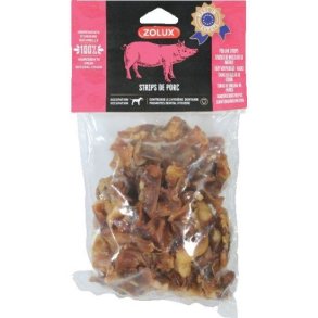 ZOLUX svinestrimler - hundegodbid - 500g
