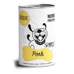 PAKA ZWIERZAKA Pepe Pork - vdfoder til hunde - 400g