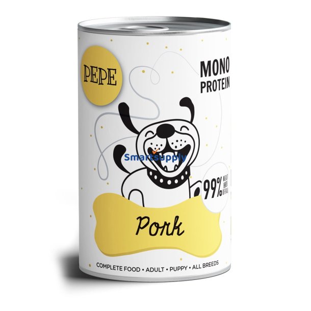 PAKA ZWIERZAKA Pepe Pork - vdfoder til hunde - 400g