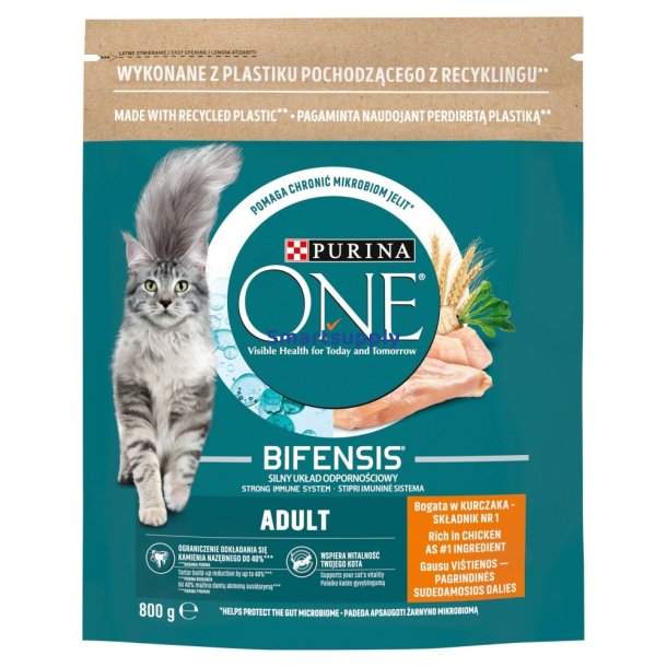 PURINA One Bifensis Adult - trfoder til kattekillinger - 800 g