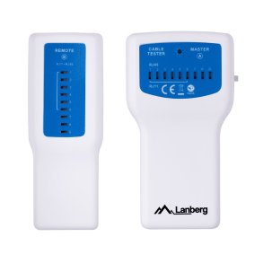 Lanberg NT-0402 netvrkskabeltester PoE tester Bl, Hvid