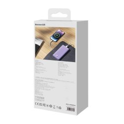 Baseus Airpow Lithium-polymer powerbank 10000 mAh 20 W Lilla
