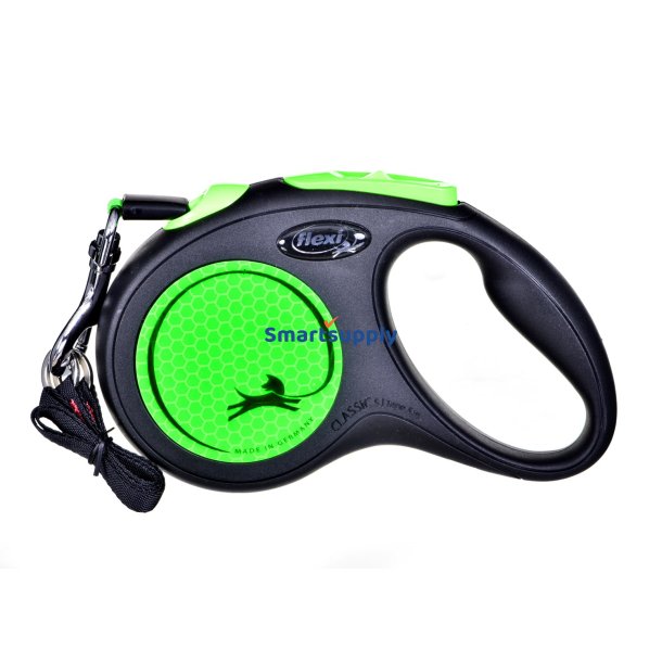 Flexi New Neon S 5 M Dog Optrkkelig Snor