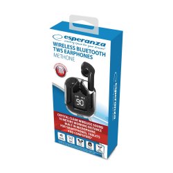 Esperanza EH238K Bluetooth-hovedtelefoner TWS Black