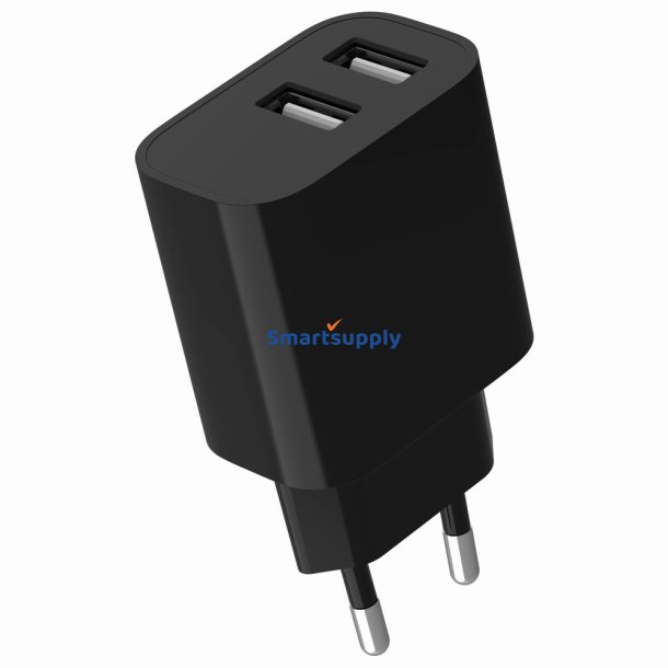 Gembird Ta-Uc-2A12-01-Bk Oplader Til Mobilenheder Universal Hvid AC