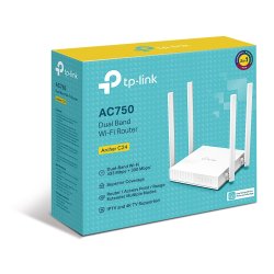 Tp-Link Archer C24 Trdls Router Fast Ethernet Dual-Band (2,4 Ghz / 5 Ghz) Hvid