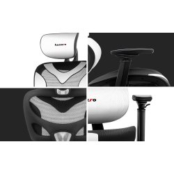 Huzaro Combat 8.0 White Gaming Stol