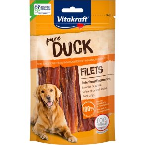 VITAKRAFT Pure Duck Fillets - godbid til hund - 80 g