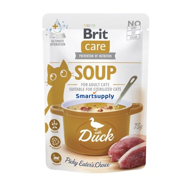 BRIT Care Soup Duck - suppe til kat - 75g