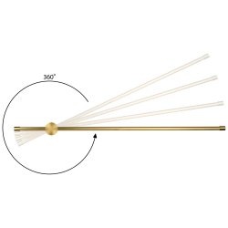 Activejet LED-vglampe AJE-HILTON Patina WW