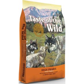 TASTE OF THE WILD Puppy High Prairie - trfoder til hunde - 12,2 kg