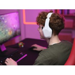 Trust Gxt 415W Zirox Headset Kablet Pandebnd Gaming Hvid