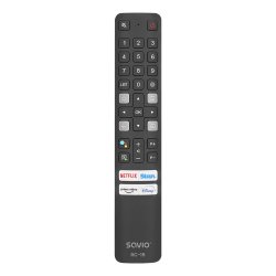 Savio Rc-15 Universal/Erstatning For Tcl Smart Tv Fjernbetjening Ir Trdls Tryk P Knapper
