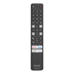 Savio RC-15 universal remote control/replacement for TCL SMART TV fjernbetjening IR trdls Tryk p knapper