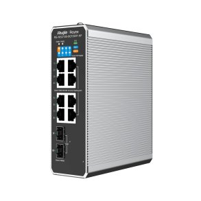 Ruijie Networks RG-NIS2100 Administreret L2 Gigabit Ethernet (10/100/1000) Strm over Ethernet (PoE) Sort, Rustfrit stl