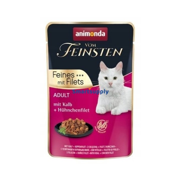 Animonda Vom Feinsten Kalvekd - Vdfoder Til Katte - 85 G