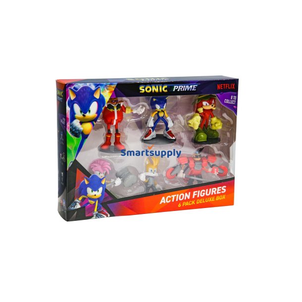 Sonic Prime - Figurka Akcji - Zestaw 6 Figurek [Deluxe Box]