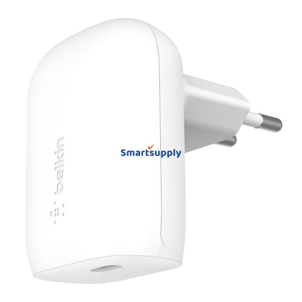 Belkin Boostcharge Usb-C Pd 3.0 Pps Vgoplader 30W Hvid