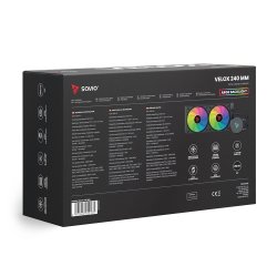 Savio Velox 240 Mm Cpu Vskekler Med Argb