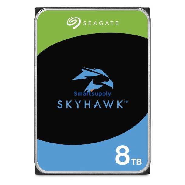 Seagate Skyhawk Intern Harddisk 8Tb 256 MB 3,5" Serial ATA III (St8000vx010)