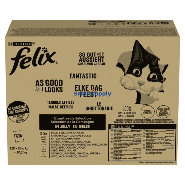 PURINA Felix Countryside Selection - vd kattefoder - 120x85g