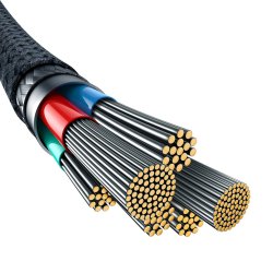 Baseus Unbreakable USB C til USB C-kabel 1 m 100 W hvid