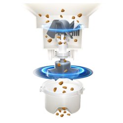 Panasonic CP-JNF01CW vandskl og foderautomat til hund og kat Plast, Rustfrit stl Hvid Universel Automatisk foderautomat til kledyr