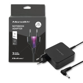 Qoltec 51751 strmforsyning til Huawei | 65W | 19V | 3.42A | 4.0*1.7