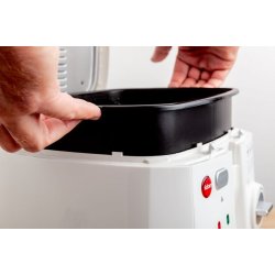 ELDOM FREET frituregryde, 2,5 l, 400 g fritter, temperaturregulator