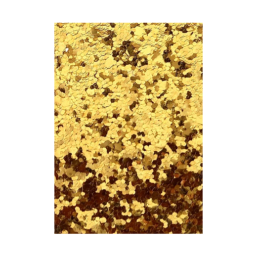 Karton paillet papir med guld glitter A4, 5 ark