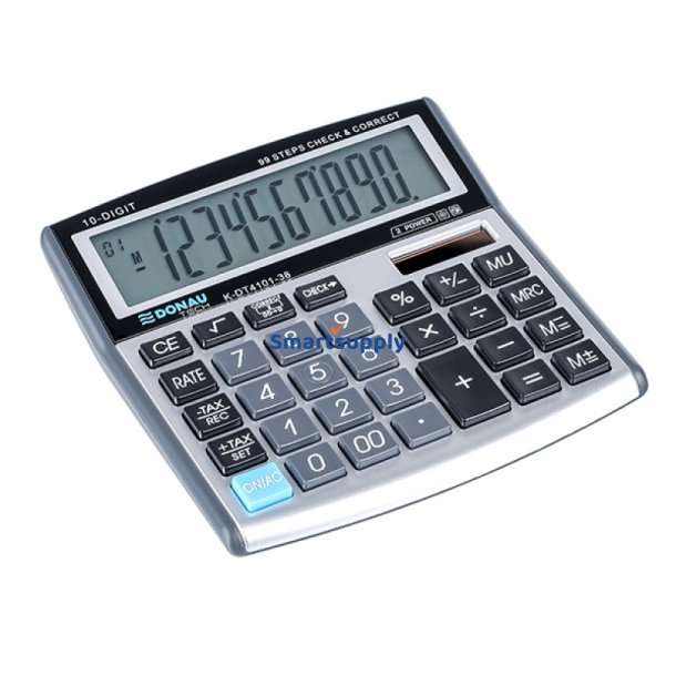 Kontorregner med 10-cifret display 136 x 134 x 28 mm
