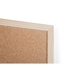 Korktavle med tr�ramme og monteringskit - 40 x 30 cm