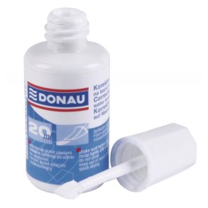 Korrektionsvske med svamp hvid 20ml