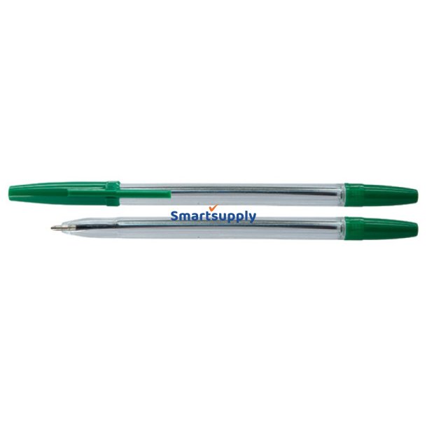 Kuglepen economic 0,7 mm grn - 50 stk