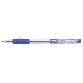 Kuglepen ballpoint trykknap 0,5 mm bl - 50 stk